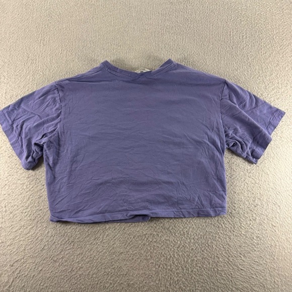 H&M The Doors Cropped T Shirt Purple Graphic Print Girls Size 12/14 Festival‎ - Picture 2 of 7